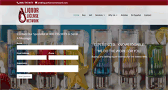 Desktop Screenshot of liquorlicensenetwork.com