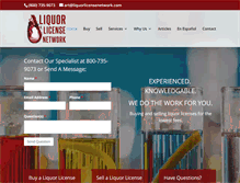 Tablet Screenshot of liquorlicensenetwork.com